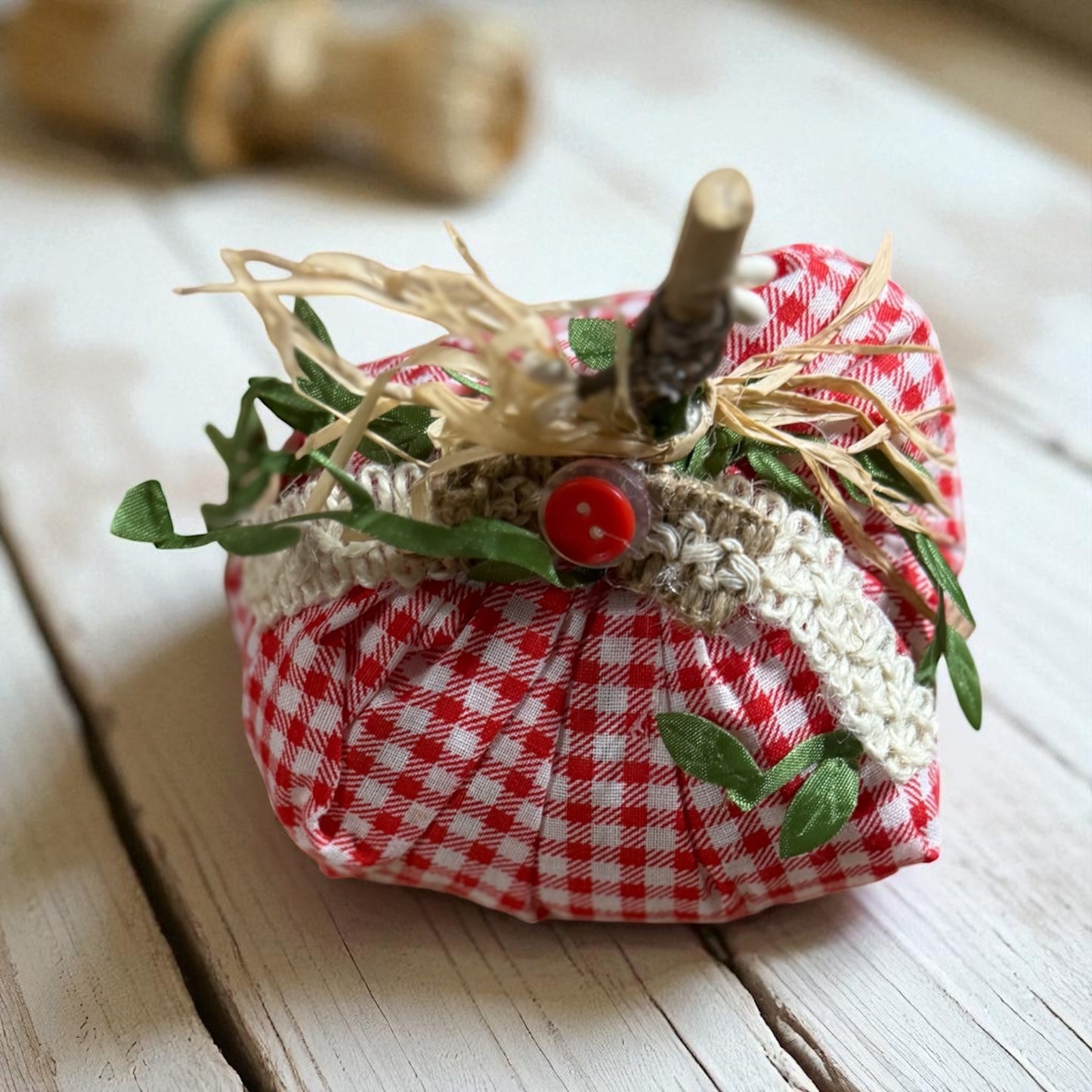 Fabric Pumpkins by Nana