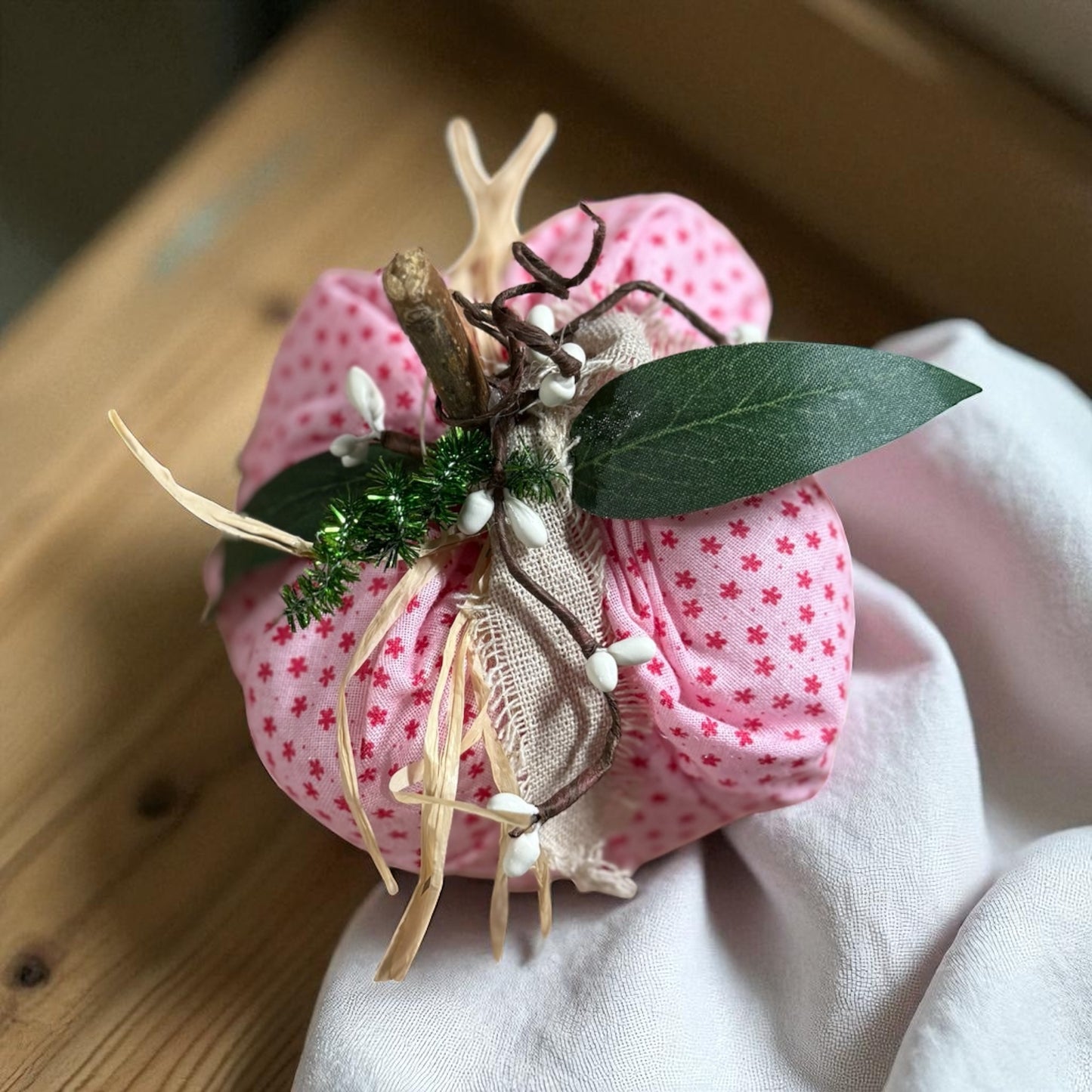 Fabric Pumpkins by Nana