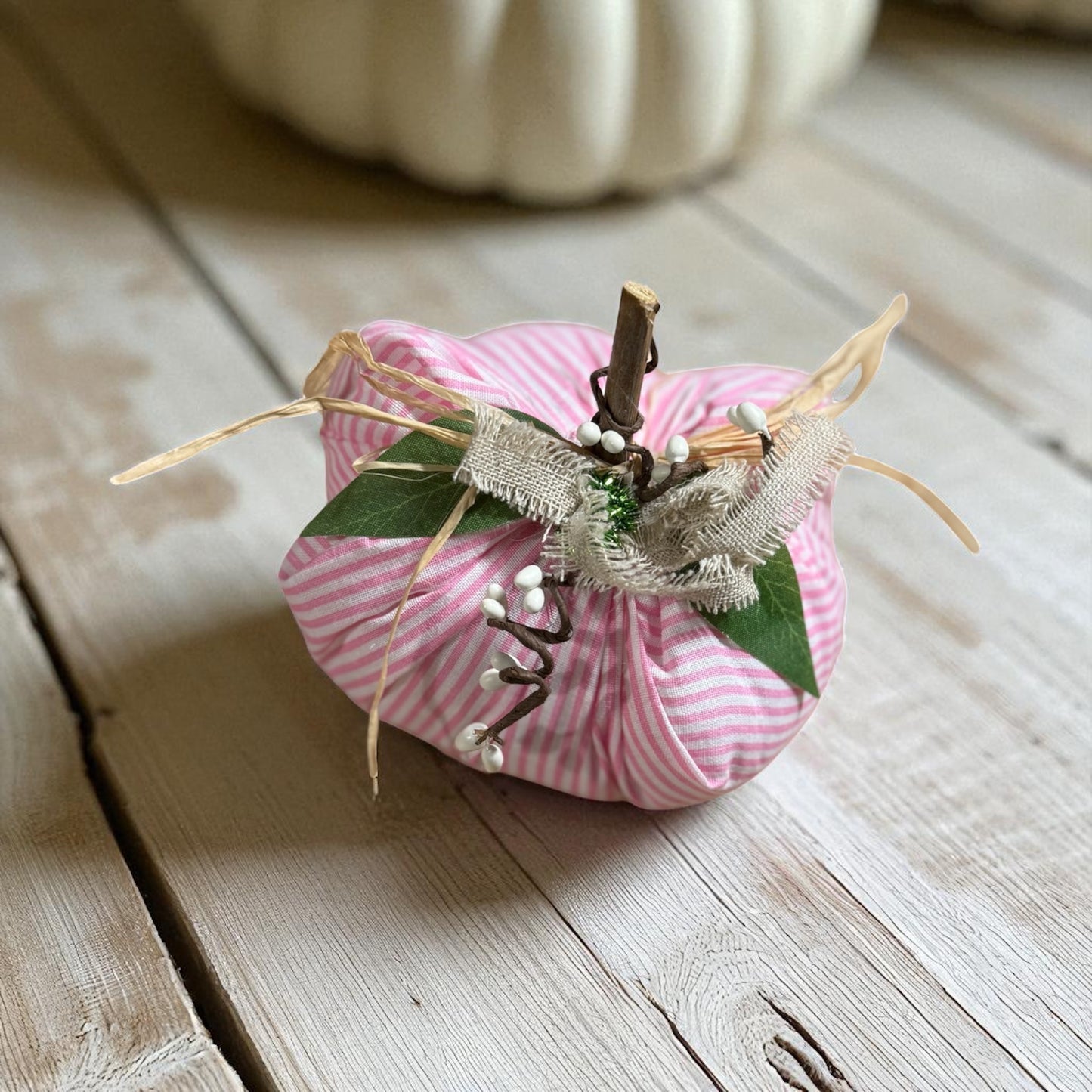 Fabric Pumpkins by Nana