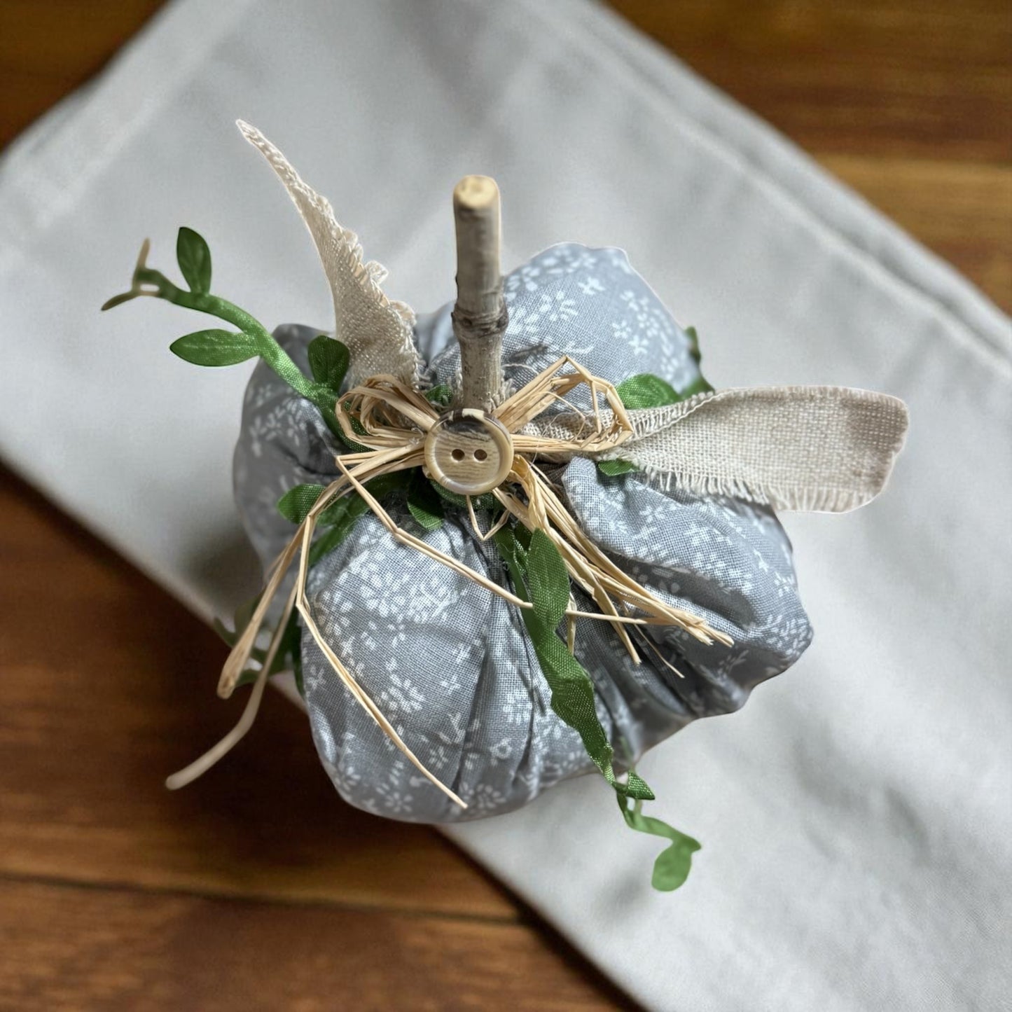 Fabric Pumpkins by Nana