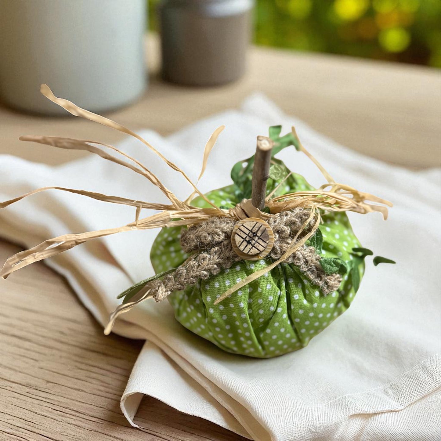 Fabric Pumpkins by Nana
