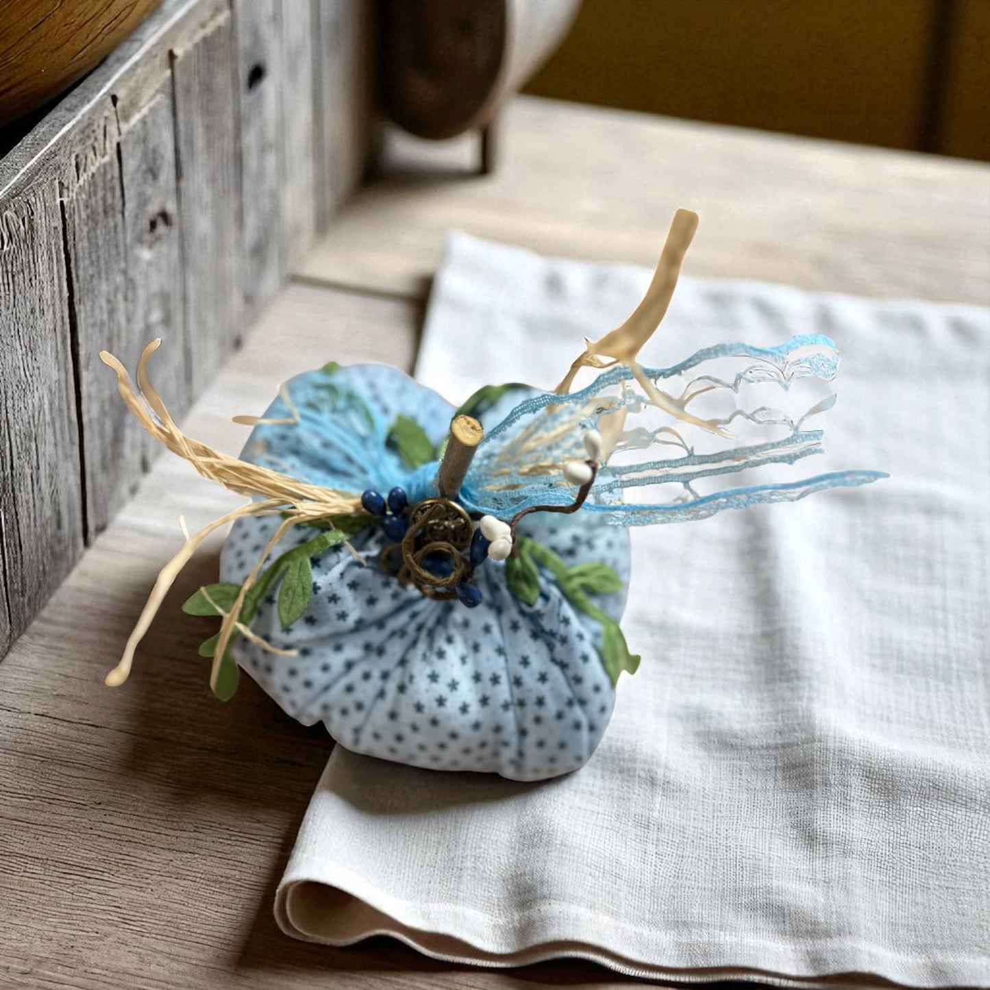 Fabric Pumpkins by Nana
