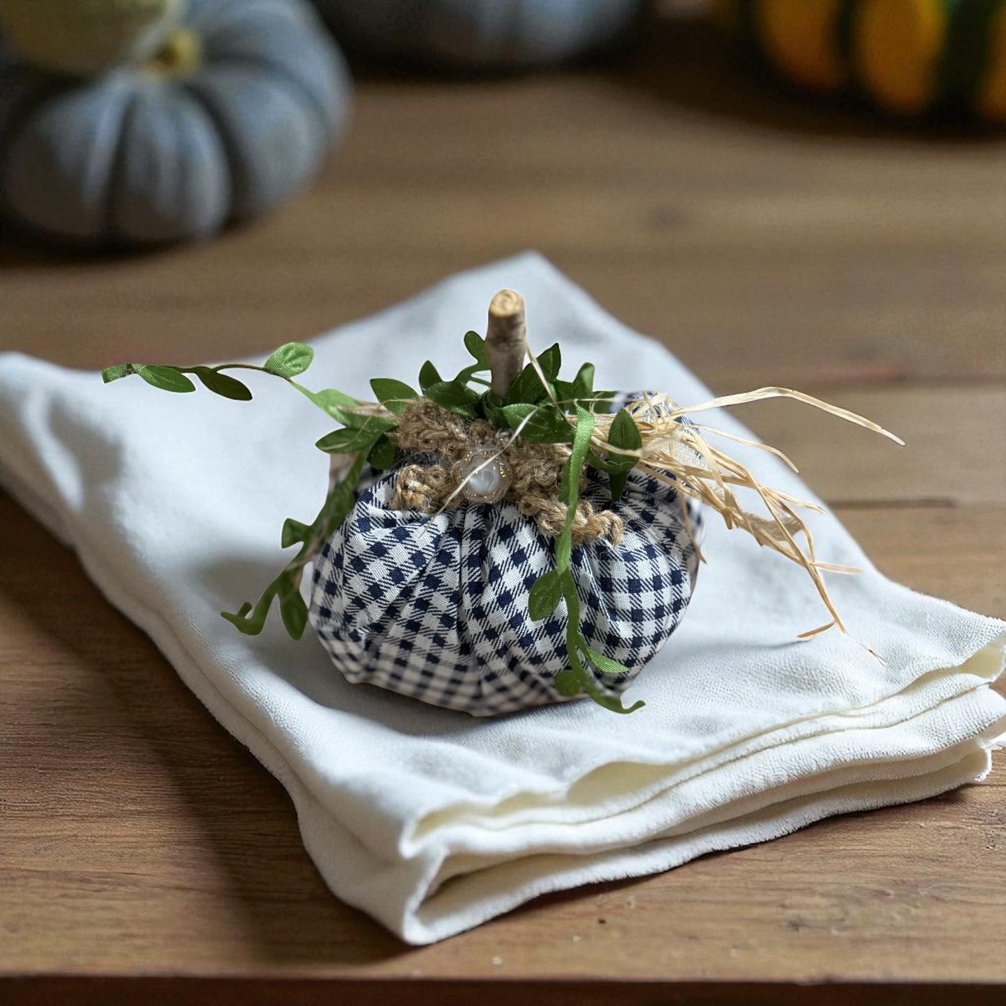 Fabric Pumpkins by Nana
