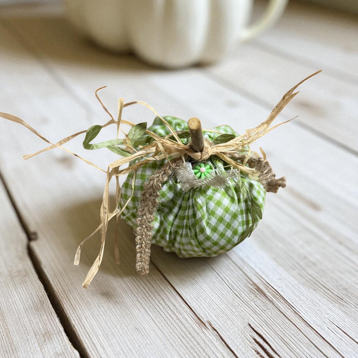 Fabric Pumpkins by Nana