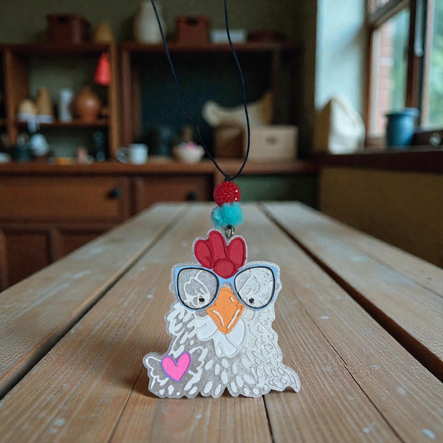 Chicken with heart