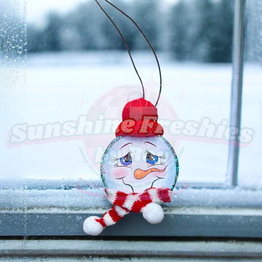 Snowman w/ Mini Beanie & Scarf Freshie