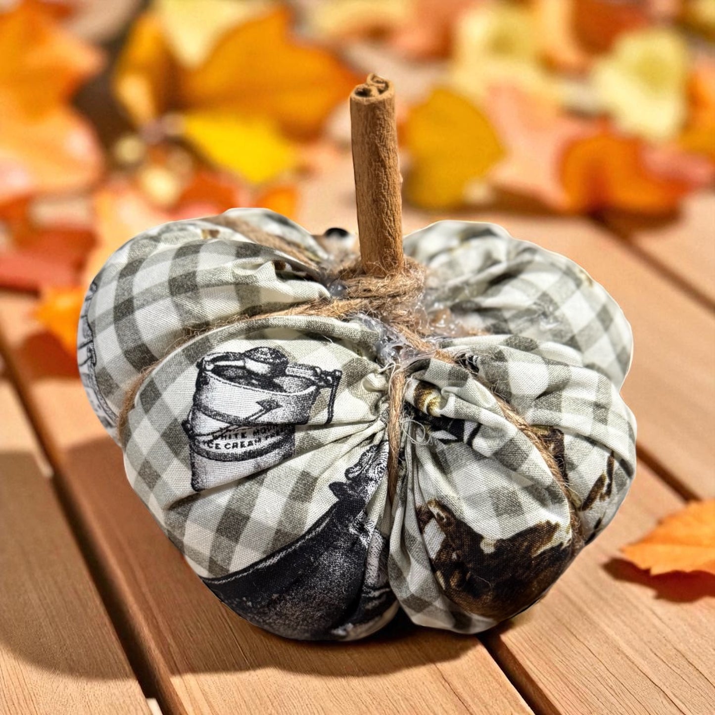 Large Fabric Pumpkins by Nana