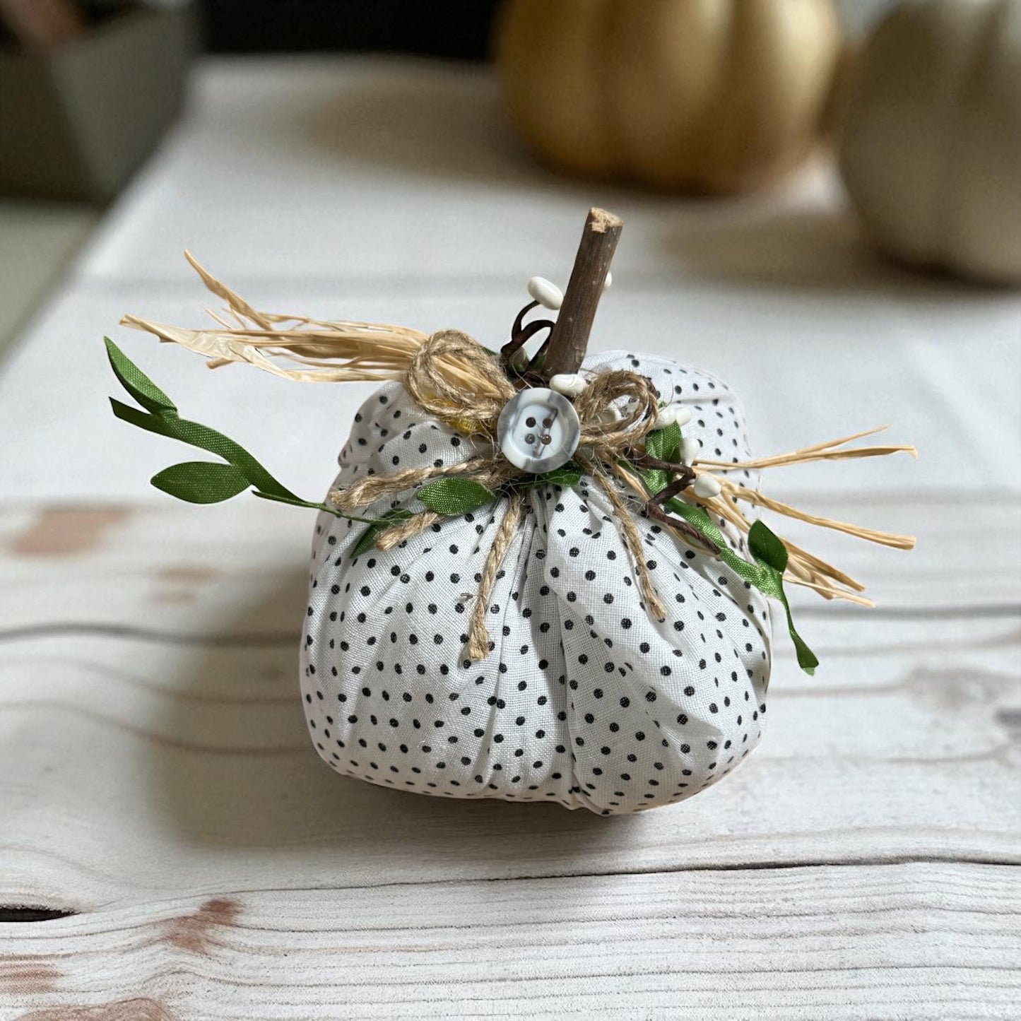 Fabric Pumpkins by Nana