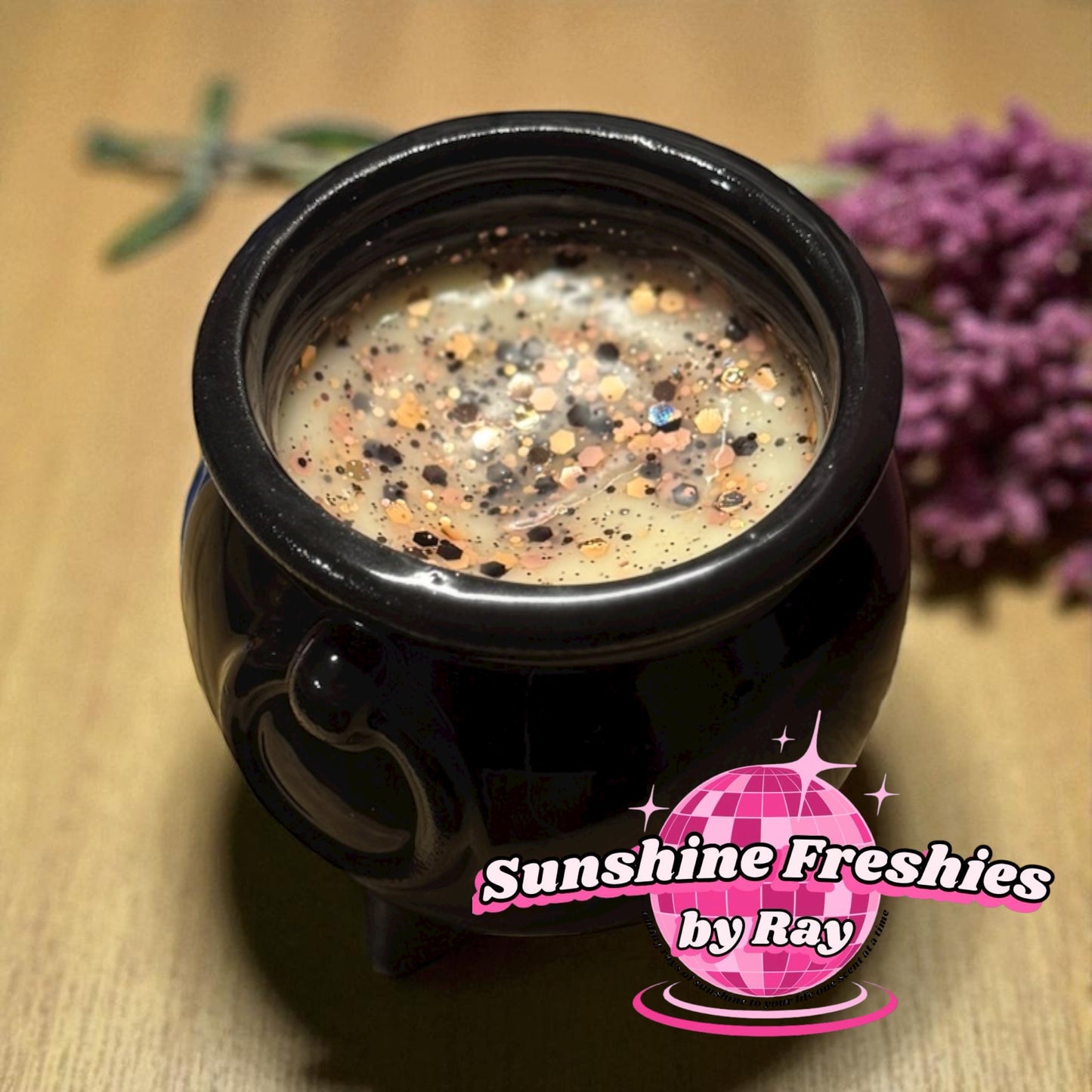 Small Cauldron Wickless Candle
