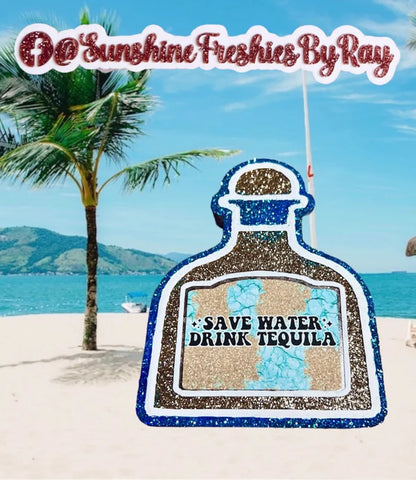 Tequila Bottle Freshie