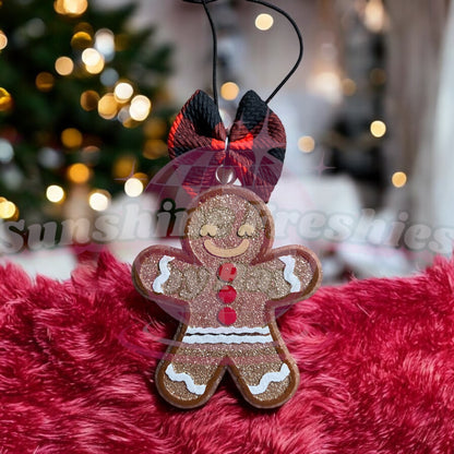 Gingerbread Man Freshie