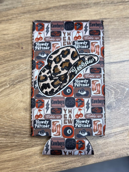 Slim Koozie with Patch