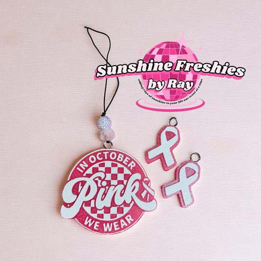 In October We Wear Pink + Vent Clip Set