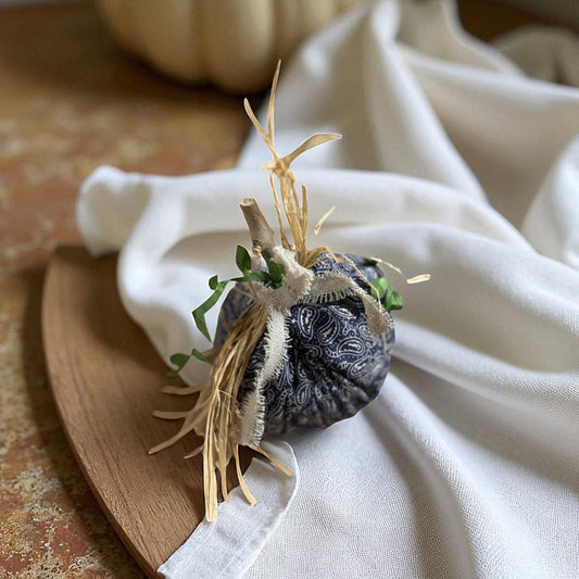 Fabric Pumpkins by Nana