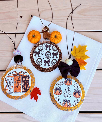 Fall 3" Round Freshie Choose Your Design