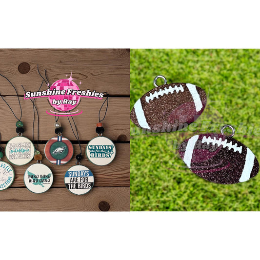 Football Freshie & Vent Clip Combo- choose your team!