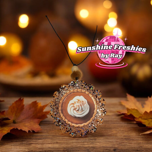 Pumpkin Pie Scalloped Freshie