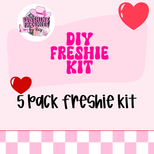 5 pack-DIY Freshie Kit