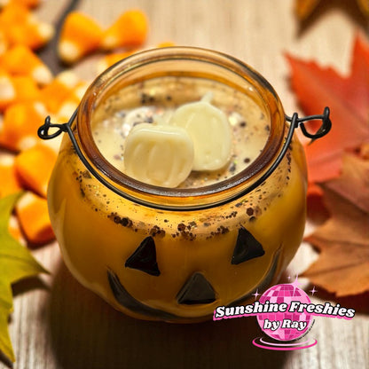 Jack-O’-Lantern Pumpkin Wickless Candle