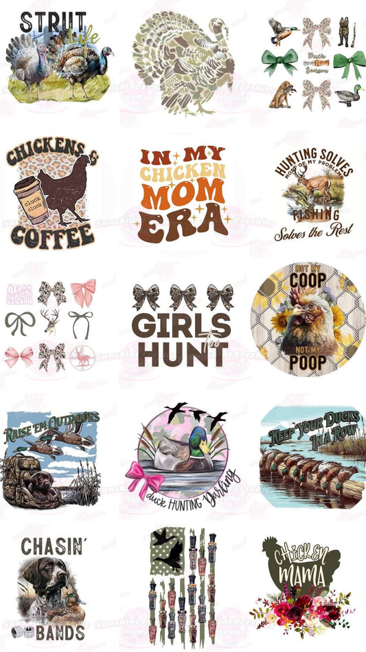 Hunting/Country Freshie- Choose your image