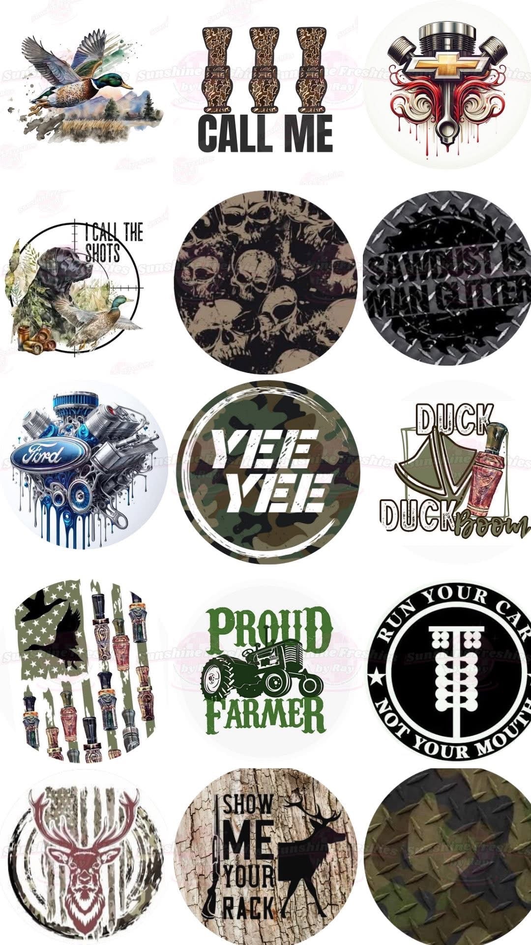 Hunting/Country Freshie- Choose your image