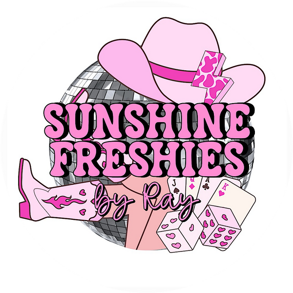 Freshie Logo Rounds Round Freshies – Sunshine Freshies by Ray